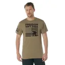Rothco Freedom Isnt Free T-Shirt - Coyote Brown, Small - Rothco