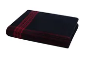Rothco Striped Outdoor Wool Blanket - Navy Blue - Red - Rothco