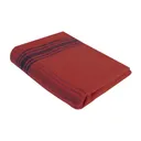 Rothco Striped Outdoor Wool Blanket - Red - Navy Blue - Rothco