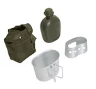 Rothco 4 Piece Canteen Kit With Cover, Aluminum Cup Stove - Stand, Olive Drab - Rothco