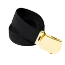 Rothco Elastic Stretch Web Belt - 54 Inches Long Black, Gold - Rothco