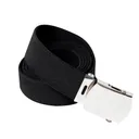 Rothco Elastic Stretch Web Belt - 54 Inches Long Black, Chrome - Rothco