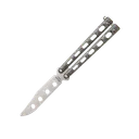 Bear & Son 5" Silver Vein Butterfly Trainer - Bear and Son Cutlery