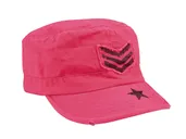 Rothco Womens Vintage Stripes Stars Adjustable Fatigue Cap - Pink - Rothco