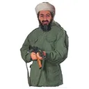 Action Target Osama Bin Laden Terrorist Photo Target 24" x 38", White - Action Target
