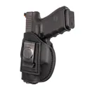 1791 Gunleather 4-Way Ruger LCP Leather IWB/OWB Holster Left 02, Stealth Black - 4WH2SBLL - 1791 Gunleather