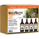 Buck Baits Cover Scent Starter Kit Earth/Acorn/ Apple/ Corn 3 oz. ea. - Buck Baits