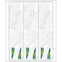 TAC Vanes Arrow Specific Wraps White Size E 4.675 13 pk. - TAC Vanes