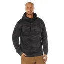 Rothco Concealed Carry Midnight Camo Hoodie - Midnight Black Camo, 2X-Large - Rothco