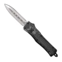 CobraTec Knives CTK-1 Small Plain Edge OTF Knife Dagger, Stonewashed - SSWCTK-1SDAGNS - CobraTec Knives