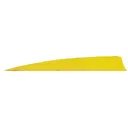 Gateway Shield Cut Feathers Neon Yellow 5 in. RW 50 pk. - Gateway