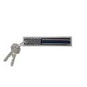 Rothco Thin Blue Line Flag Patch Keychain - Rothco