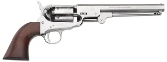Pietta 1851 Navy Old Silver .36 Cal 7.50" 6rd Revolver, Old Silver - PF51OS36712 - Pietta