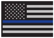 Rothco Thin Blue Line Flag Decal - Rothco