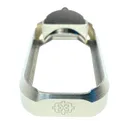 Cross Armory Glock Gen1-3 Aluminum Flared Magwell, Silver - CRGFMWSV - Cross Armory