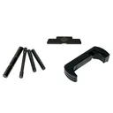 Cross Armory 3-Piece Upgrade Kit for Glock 17/19/22 Gen4 - Black Anodized Performance - CRG4OKBK - Cross Armory