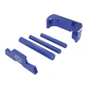 Cross Armory 3-Piece Upgrade Kit for Glock 17/19/26/34 Gen5, Blue Anodized - CRG5OKBL - Cross Armory
