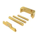 Cross Armory 3-Piece Upgrade Kit for Glock 17/19/26/34 Gen5 -Gold Anodized Excellence - CRG5OKGD - Cross Armory