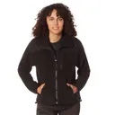 Rothco Womens Trailsman Sherpa Fleece Jacket - Black, Small - Rothco