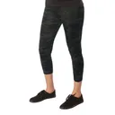 Rothco Womens Essential Leggings - Midnight Black Camo, Medium - Rothco