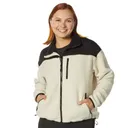 Rothco Womens Trailsman Sherpa Fleece Jacket - Cream-Black, X-Large - Rothco
