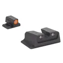 Mepro Hyper-Bright Night Sight Front/Rear, Yellow/Green - 417663121 - Meprolight