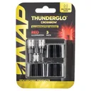 NAP Thunderglo Lighted Nock, Red Pack of 3 - New Archery Products
