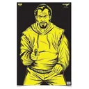 Birchwood Casey Eze-Scorer Bad Guy Target 23" x 35", Black/Yellow - Birchwood Casey