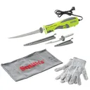 Smiths Products Mr. Crappie, Slab-O-Matic Electric Fillet Knife, Gray/Green - 51207 - Smiths