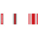 Bohning Arrow Wraps Crested Red 7 in. Standard 13 pk. - Bohning