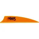 Bohning X3 Vanes Neon Orange 2.25 in. 100 pk. - Bohning