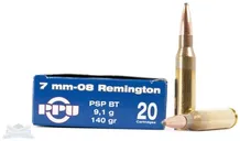 PRVI Partizan 7mm-08 140gr PSP Ammunition 20rds - PP7.08 - Prvi Partizan