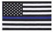 Rothco Thin Blue Line U.S. Flag - 2 X 3 - Rothco