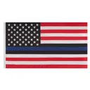 Rothco Red, White, And Blue Thin Blue Line Us Flag - 3 X 5 - Rothco