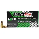 SinterFire Next Generation 9mm 100 gr Ammo Lead-Free Ball - 50rds - SF9100NXG - Sinterfire