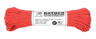 Rothco Nylon Paracord Type III 550 Lb - Red, 100 - Rothco