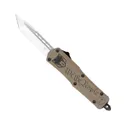 CobraTec Knives FS-3 We The People Small OTF Knife Tanto, Tan - SWTPFS-3TNS - CobraTec Knives