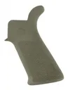 Hogue AR Platform OverMolded Grip, OD Green, Beaver Tail - Hogue