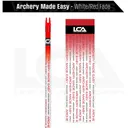 Last Chance WrapWorks Stock Archery Made Easy White/Red Fade Precision Flex L-Series - Last Chance