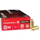 Federal Champion .40 S&W 180 gr Ammo FMJ - 400rds - C40180A400 - Federal Premium