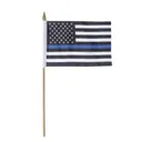 Rothco Thin Blue Line Stick Flag - Rothco