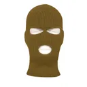 Rothco Fine Knit Three Hole Facemask - Coyote Brown - Rothco