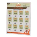 October Mountain Retna Peep Sight Tan 1/4 in. 12 pk. - October Mountain