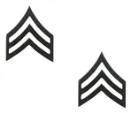 Rothco Sergeant Polished Insignia - Subdued - Rothco