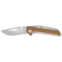 Camillus Seven Folding Clip Point Knife, Coyote Brown - CAM-19196 - Camillus