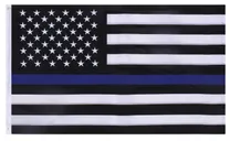 Rothco Deluxe Thin Blue Line Flag - 5 X 8 - Rothco