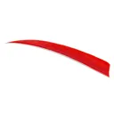 Trueflight Shield Cut Feathers Red 4 in. RW 100 pk. - Trueflight