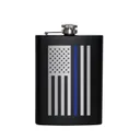 Rothco Stainless Steel Thin Blue Line Flag Flask - Rothco