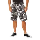 Rothco Camo And Solid Color Sweatshorts - City Camo, 3X-Large - Rothco
