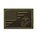 Rothco Us Flag - Usmc Eagle, Globe And Anchor Morale Patch, Olive Drab - Rothco